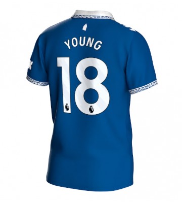 Maillot de foot Everton Ashley Young #18 Domicile 2023-24 Manches Courte